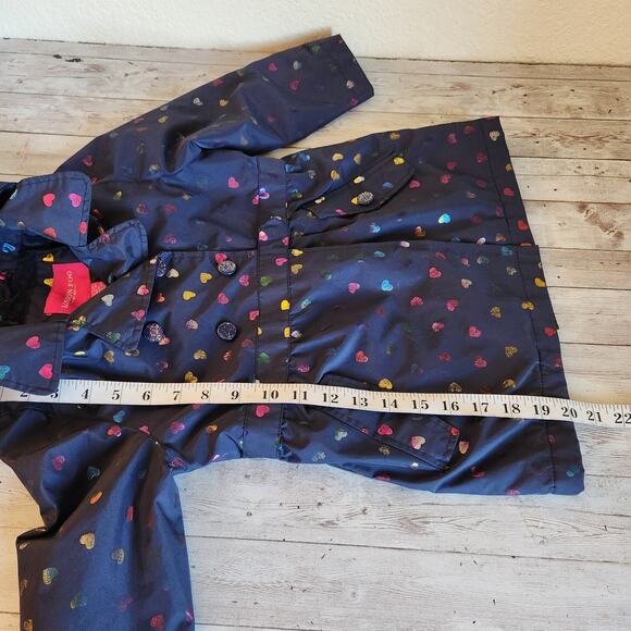 London Fog Girls Hearts Mid Weight Jacket Size 5 - Picture 10 of 12